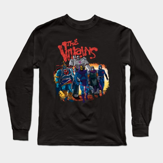 Villains Squad Long Sleeve T-Shirt by The Jersey Rejects